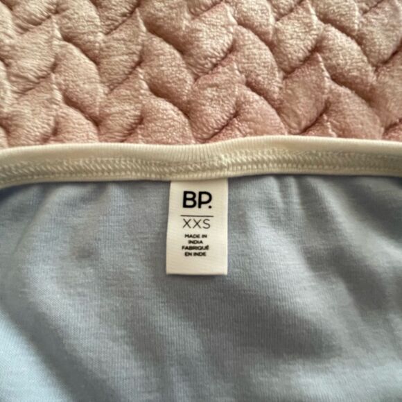 NWT BP Contrast Crop Organic Cotton Blend Tank Womens Size XXS - Picture 5 of 5
